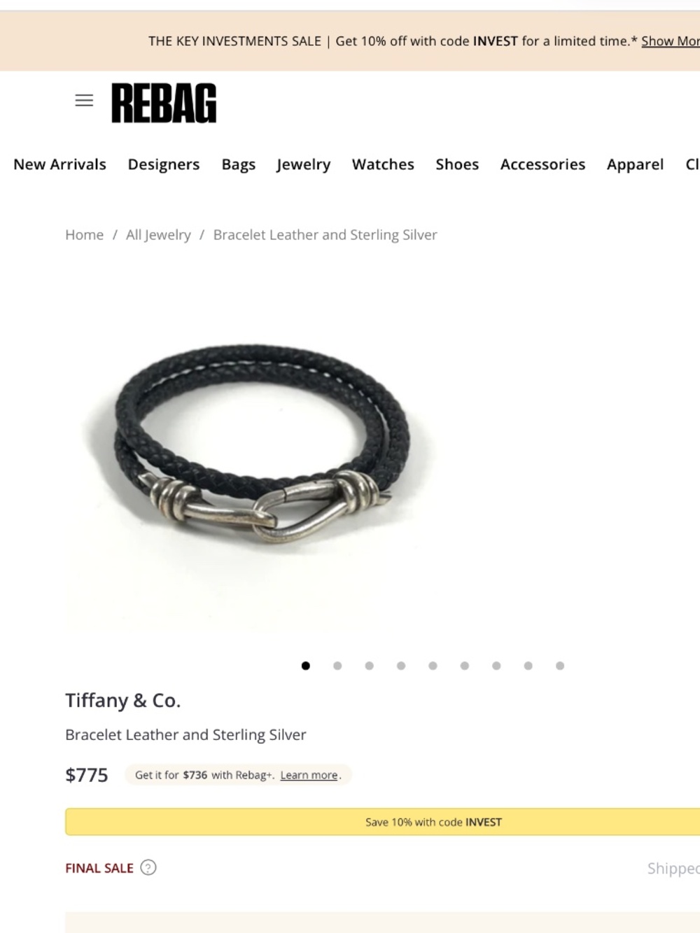 Tiffany’s Rope bracelet